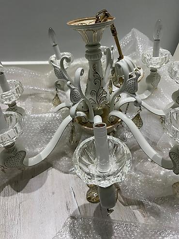 İşıqlandırma: Çılçıraq, 8 lampa, Metal — 4