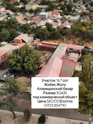 дома в районе аламединского рынка: 17 соток, Для строительства, Тех паспорт, Красная книга, Договор купли-продажи