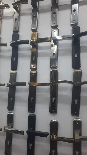 Qapı zamokları: Qapı üçün tam dəst: mexanizm, silindr, rozetkalar və dəstək - Daxili — 13