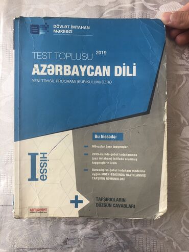Azərbaycan dili test toplusu 2019 cu il