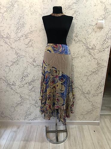 Повседневные платья: Бархатное платье бирюзовое платье без подклада юбка, туничка — 7