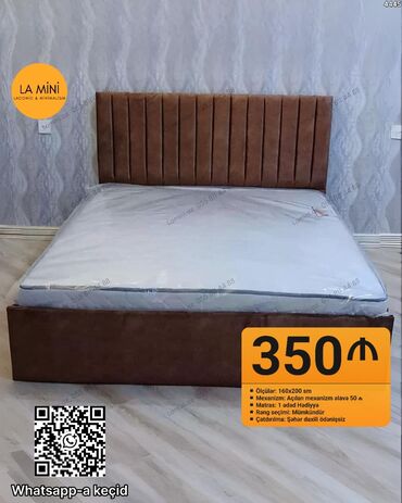 стоматологическая мебель: Yataq dəsti – LA MINI (Laconic & Minimalism) - Ölçü: 160×200 sm -