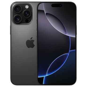 Apple iPhone: IPhone 16 Pro, Б/у, 256 ГБ, Black Titanium, Защитное стекло, 100 %