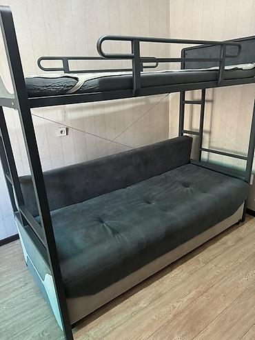 ярус диван: Двухъярусная кровать с нижним диваном - Конструкция: металлический — 3