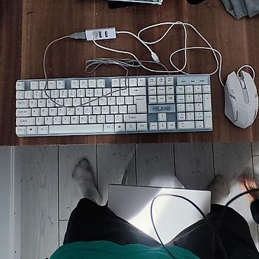 Аксессуары для ПК: Проводной набор для ПК: клавиатура + мышь + USB‑хаб - Полноразмерная — 4