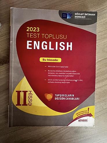 2023 Test Toplusu – English (II hissə) – Dövlət İmtahan Mərkəzi lalafo.az -da 2023 Test Toplusu – English (II hissə) – Dövlət İmtahan Mərkəzi