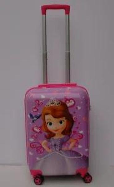 Rančevi, torbe i koferi: Dečiji set kofera sa motivom Sofije Prve, idealan za putovanja. Set — 22