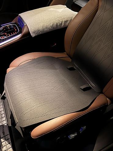 каска на мото: Чехлы Экокожа, С подогревом, цвет - Черный, BMW, Новый, Самовывоз — 2