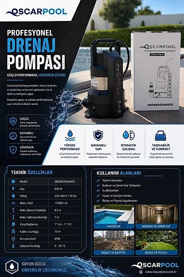 hovuzun su nasosu: Oscarpool Peşəkar Drenaj Pompası Güclü performans, etibarlı həll — 1
