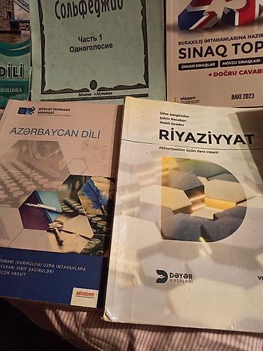 Kitablar və jurnallar: Məktəb və imtahan hazırlığı üçün müxtəlif dərslik və vəsaitlər toplusu — 1