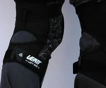 Ostali proizvodi za sport i razonodu: Ove LEATT HYBRID 3DF štitnike za kolena karakteriše crna boja sa belim — 22