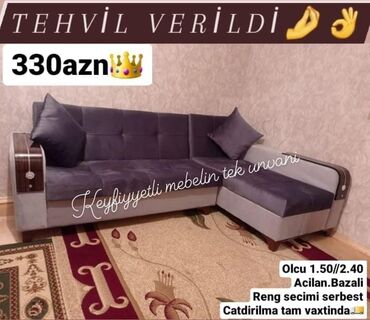 Stullar: Künc divan, Yeni, Açılan, Bazalı, Parça, Şəhərdaxili pulsuz çatdırılma