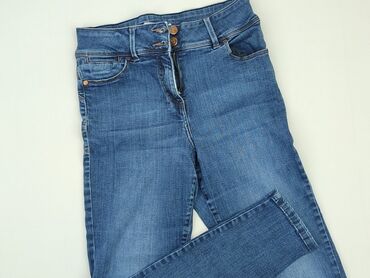 czarne jeansy slim fit damskie: Jeans, L (EU 40), condition - Very good