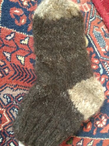 памиранский шпиц: Женские носки из собачьей шерсти домашнего прядения, сто процентов