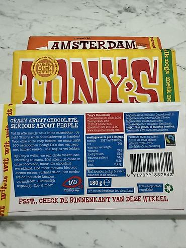 Qida məhsulları: Tony’s Chocolonely şokoladı – “I went to Amsterdam …and brought you — 2