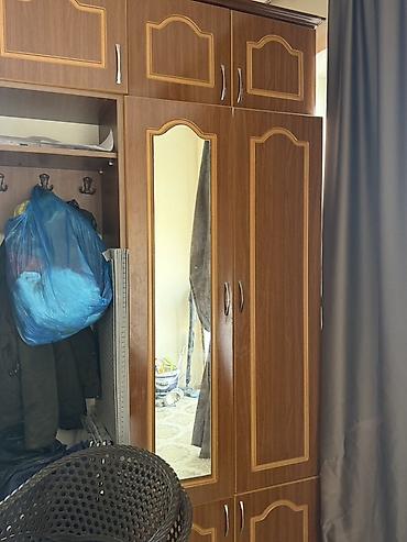 Geniş çoxbölməli dəhliz/dolab sistemi - Material: laminat/LDSP ağac