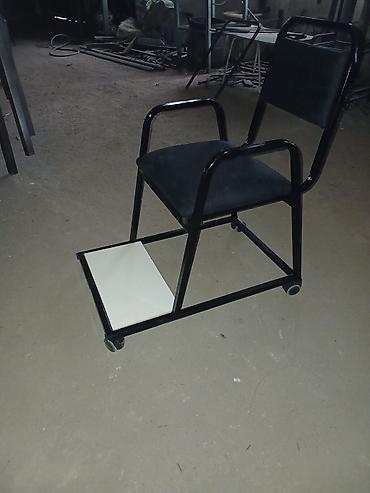 xəstə ruhlar: Xəstə əlil arabası sadə forma - Metal karkaslı möhkəm konstruksiya - — 1