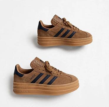 obuca boreli katalog: Adidas Gazelle Bold platform patike – braon antilop - Model: Gazelle — 1