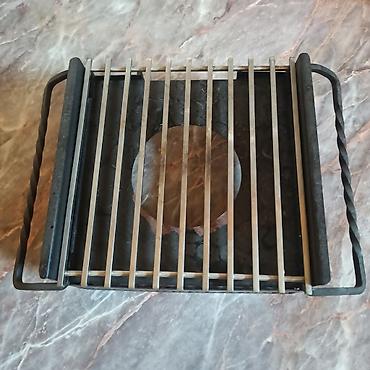 Sve za roštilj: Mini rešo/roštilj na ugalj + stojeći stočni ventilator ASTRON (paket) — 1