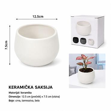KMT Odvojivi okrugli plastični saksija mala 502113 Kompaktna