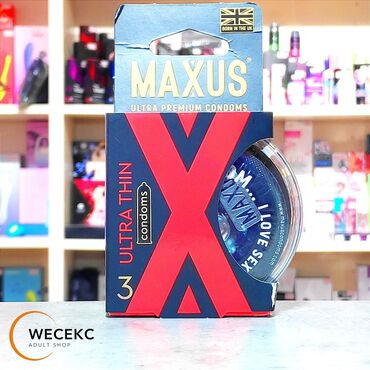 Товары для взрослых: Презервативы Maxus Ultra Thin 3 шт ультратонкие доставят своему