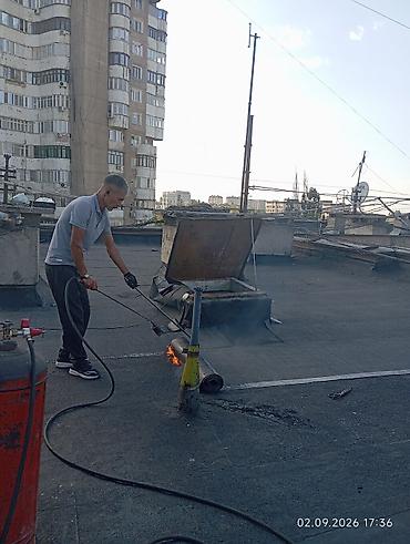 Үйдүн үстүндөгү чатыр: Дорогие жытели бишкека мы предостовляем услуги кровельных работ мы — 2