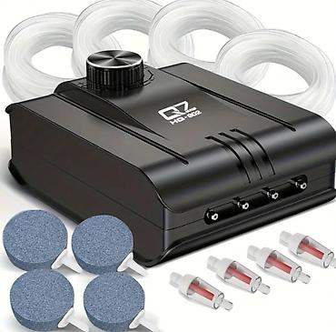 Nasoslar: Akvaryum üçün hava nasosu dəsti – Q7 Air Pump HQ-902 Xüsusiyyətlər: - — 1