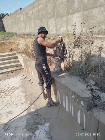 Beton işləri: Beton kəsmə beton deşmə xidməti Karot - HILTI DD 200 / 350 ilə 25 ° — 3