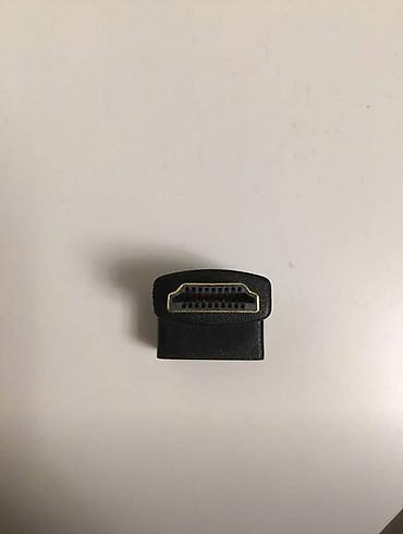 tv kabel: İstiqaməti dəyişən bucaqlı 90° HDMI (4K) erkək-dişi adapter. HD mufta — 3