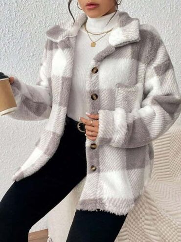 Zimske jakne: ✨Ženska karirana jakna od meke pliš/flis tkanine ✅Cena 3900 din na lalafo.rs — 2 Zimske jakne: ✨Ženska karirana jakna od meke pliš/flis tkanine ✅Cena 3900 din — 2