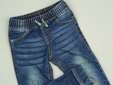 spodnie do kolan: Jeans, Little kids, 4-5 years, 110, condition - Perfect