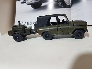 УАЗ: Model avtomobil dəsti – UAZ-469 hərbi ofroud jeepli qoşqu ilə - — 2