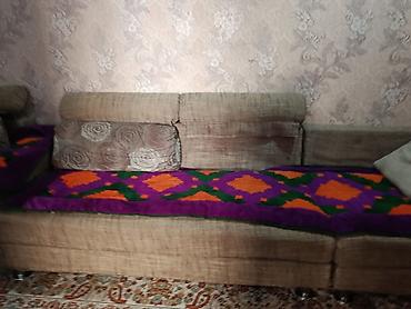 Диваны: Продаю диван угловой/прямой состояние б/у цена 5000 сом — 2