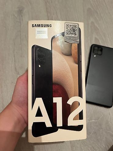 samsung a24 adapter: Samsung Galaxy A12, 32 GB, rəng - Qara, İki sim kartlı — 1