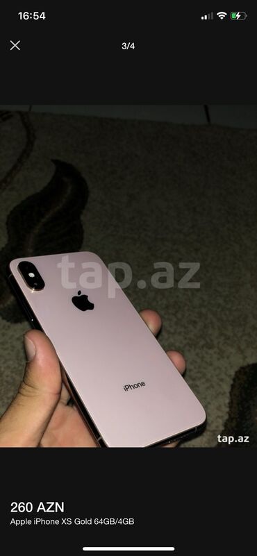 iphone xs qiyməti: IPhone Xs, 64 GB, Gümüşü, Face ID, Simsiz şarj