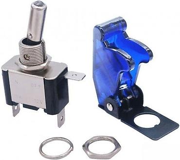 stop svetla za auto prikolice: AUTO ALUMINIJUMSKI PREKIDAC LED SVETLO 12V | Prekidač 0-1  ima LED — 3