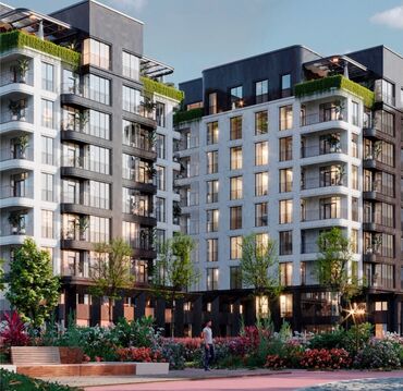даараткана: 1 комната, 62 м², Элитка, 4 этаж, ПСО (под самоотделку)