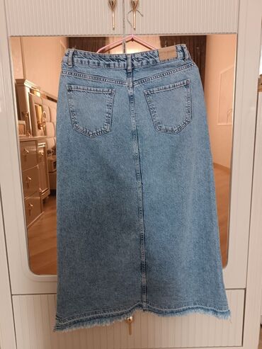 джинсовые юбки на пуговицах: Yupka beden olchusu 40