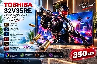 televizor sumqayit: Televizor Tohsiba 32” (82sm) Bütün kateqoriyalar • Elektronika • — 1