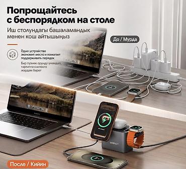 ace: Док-станция 6 в 1 ACEFAST Z9 80 Вт — беспроводная зарядка Qi2, GaN — 7
