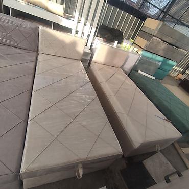 single bed mattress: Односпальная кровать, Новый, С мягким изголовьем, длина - 200 см — 1