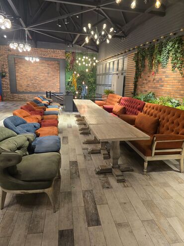 Sifarişlə restoran üçün masa və oturacaq dəstləri: Stullar ilə, Kvadrat masa, 2 nəfər — 7