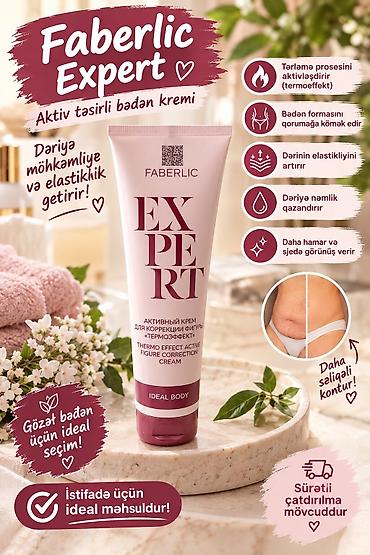Faberlic Expert – aktiv təsirli bədən kremi (Thermo Effect Active