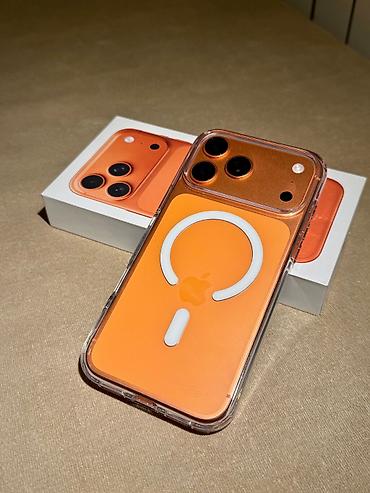 note 13 pro plus: IPhone 17 Pro Max, Б/у, 256 ГБ, Оранжевый, Чехол, Кабель, Коробка, 100 % — 3