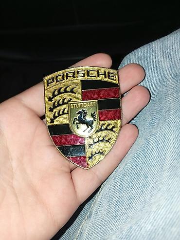 porsche emblem: Məhsul: Porsche loqolu kapot/emblem nişanı Təsvir: - Porsche qalxan — 1