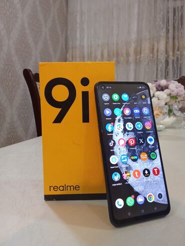 Mobil telefonlar: Realme 9i, 128 GB, rəng - Ağ, Barmaq izi