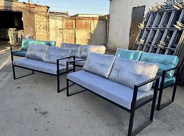 Bağ divan və kreslo dəstləri: Yeni, Metal, Azərbaycan — 6