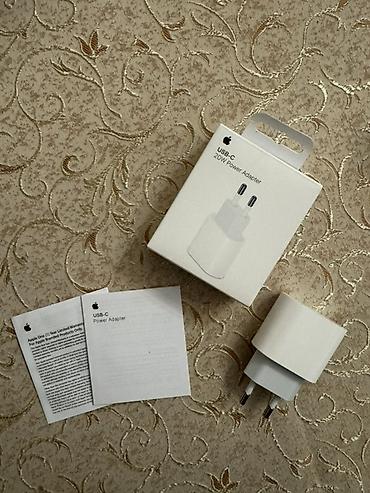Məhsul: Apple USB‑C 20W Power Adapter Xüsusiyyətlər: - Güc: 20W lalafo.az -da Məhsul: Apple USB‑C 20W Power Adapter Xüsusiyyətlər: - Güc: 20W