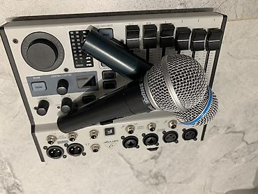 Микшерные пульты: Продаётся комплект для вокала и мероприятий: 🎤 Shure Beta 58A 🎤 Shure — 1