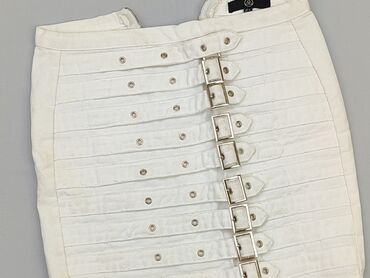 biała spódnice z guzikami: Spódnica, S, stan - Dobry